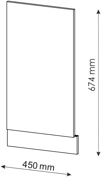 Vicco Armario para Horno Empotrado Fame-Line, Antracita-Oro/Roble Dorado, 60 cm sin encimera